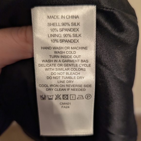 Quince Black Midi Dress - Picture 6 of 7